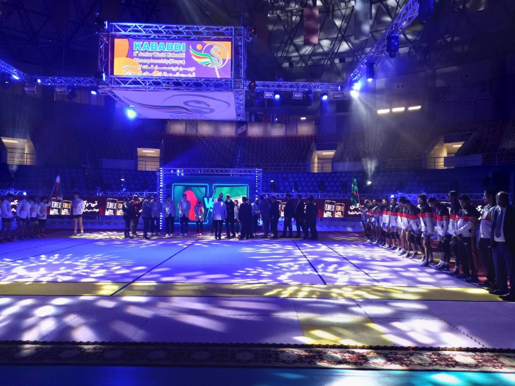 กาบัดดี้ - ภาพการแข่งขันกาบัดดี้ รายการ 2nd Junior World Kabaddi Championships ( Boys ) 2023 เยาวชนชายชิงแชมป์โลก ครั้งที่ 2 ณ เมือง Urmia ประเทศอิหร่าน เมื่อวันที่ 26 กุมภาพันธ์ - 5 มีนาคม 2566 สมาคมกีฬากาบัดดี้แห่งประเทศไทย