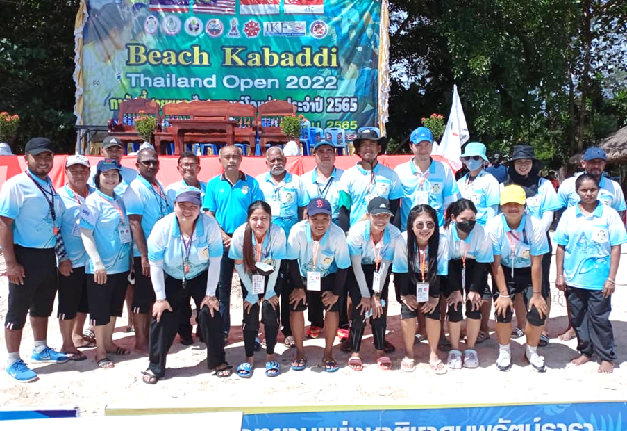กาบัดดี้ - สมาคมกีฬากาบัดดี้แห่งประเทศไทย จัดการแข่งขันกีฬากาบัดดี้ชายหาด รายการ "Beach Kabaddi Thailand Open 2023" ระหว่างวันที่ 24 - 30 ตุลาคม 2566 ณ หาดนพรัตน์ธารา ตำบลอ่าวนาง อำเภอเมืองกระบี่ จังหวัดกระบี่ สมาคมกีฬากาบัดดี้แห่งประเทศไทย