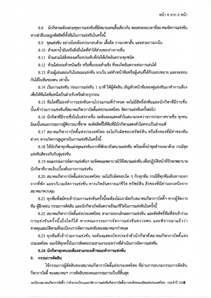 กาบัดดี้ - การแข่งขันกีฬากาบัดดี้ชิงชนะเลิศแห่งประเทศไทย ประเภท ยุวชน เยาวชน และ ประชาชน ประจำปี งบประมาณ 2568 "ชิงถ้วยพระราชทานสมเด็จพระกนิษฐาธิราชเจ้า กรมสมเด็จพระเทพรัตนราชสุดาฯ สยามบรมราชกุมารี" สมาคมกีฬากาบัดดี้แห่งประเทศไทย
