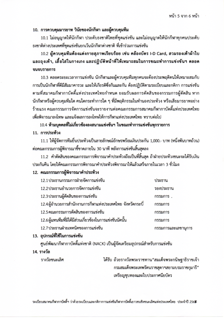 กาบัดดี้ - การแข่งขันกีฬากาบัดดี้ชิงชนะเลิศแห่งประเทศไทย ประเภท ยุวชน เยาวชน และ ประชาชน ประจำปี งบประมาณ 2568 "ชิงถ้วยพระราชทานสมเด็จพระกนิษฐาธิราชเจ้า กรมสมเด็จพระเทพรัตนราชสุดาฯ สยามบรมราชกุมารี" สมาคมกีฬากาบัดดี้แห่งประเทศไทย